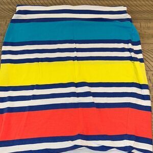 Nautical🚢🌊🏝️ Look 👀 Cotton Spandex Skirt 2” stretch Waistband Ready2toJet✈️